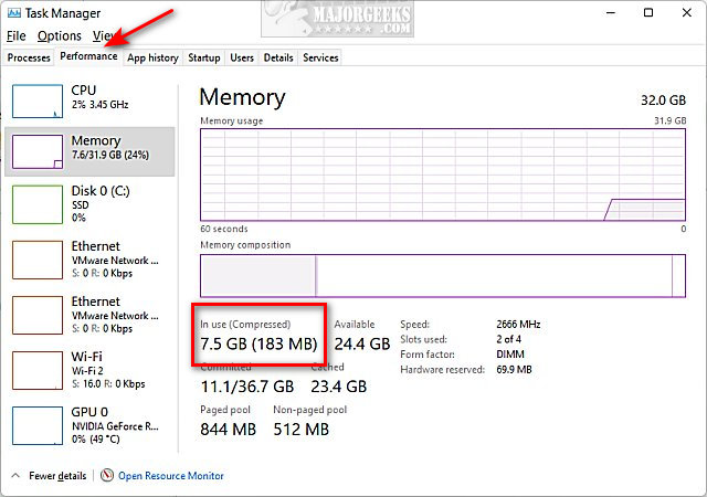 Windows ram discount